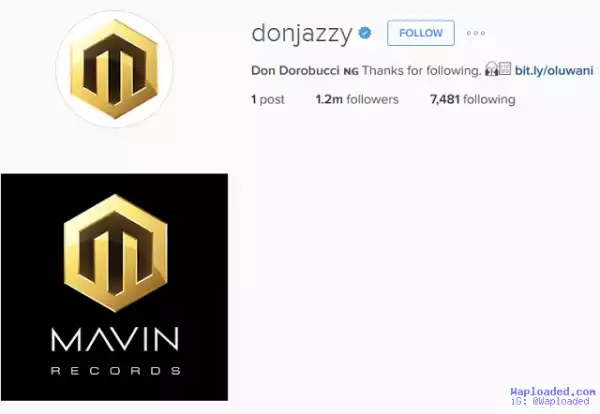 Photo: Donjazzy Deletes All But One Post On Instagram